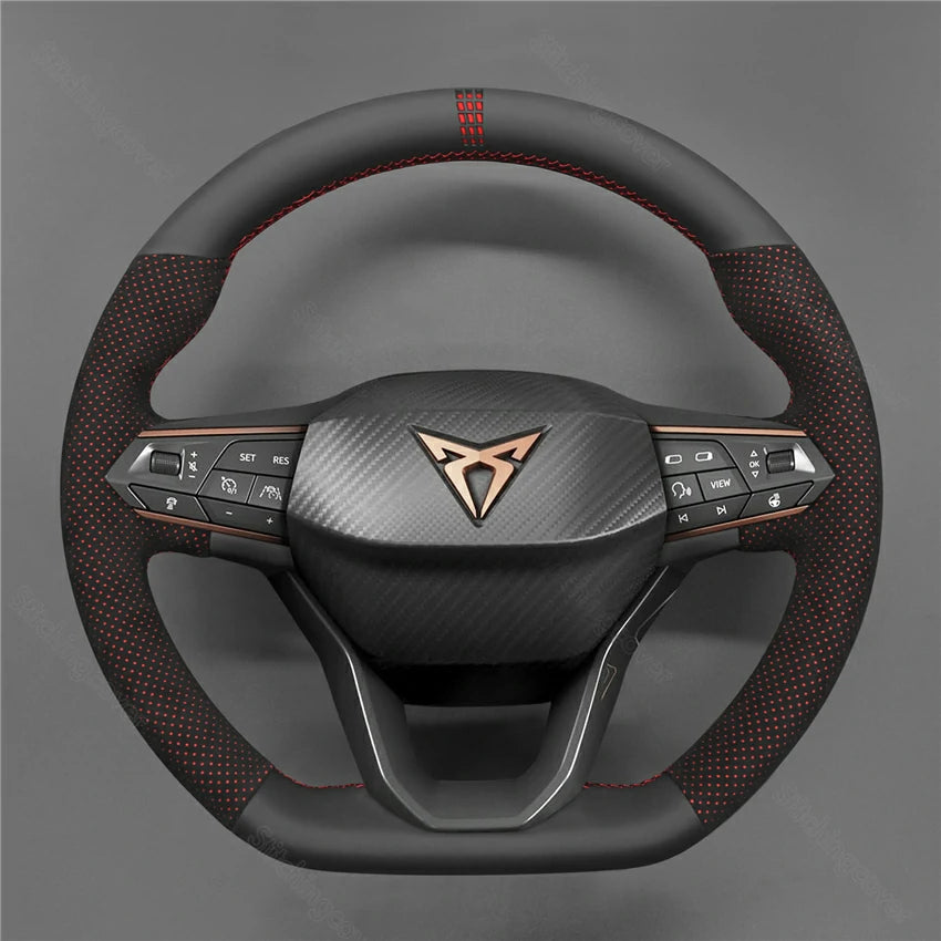 Steering Wheel Cover for Seat Leon Cupra Leon Ateca Tarraco 2020-2021