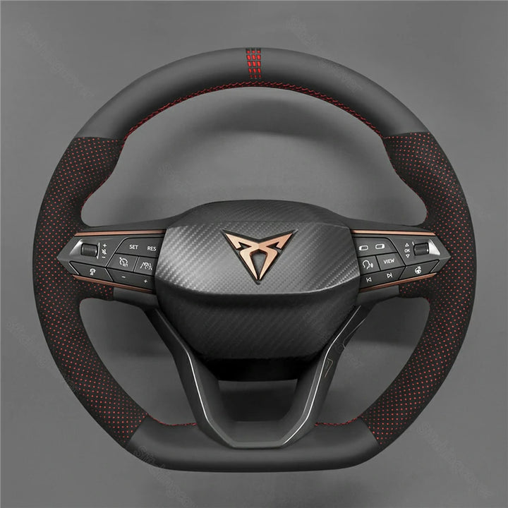 Steering Wheel Cover for Seat Leon Cupra Leon Ateca Tarraco 2020-2021