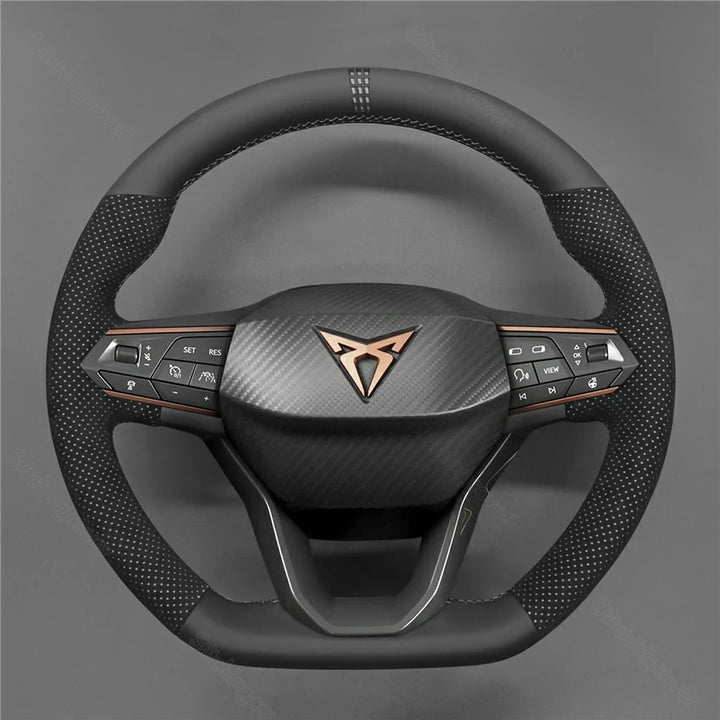 Steering Wheel Cover for Seat Leon Cupra Leon Ateca Tarraco 2020-2021