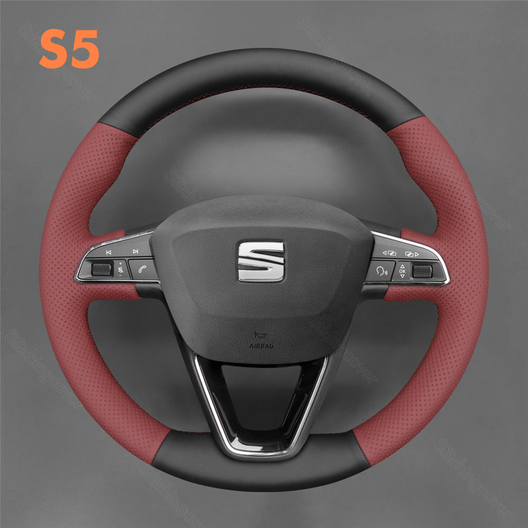 Steering Wheel Cover for Seat Leon Toledo Arona 2013-2020