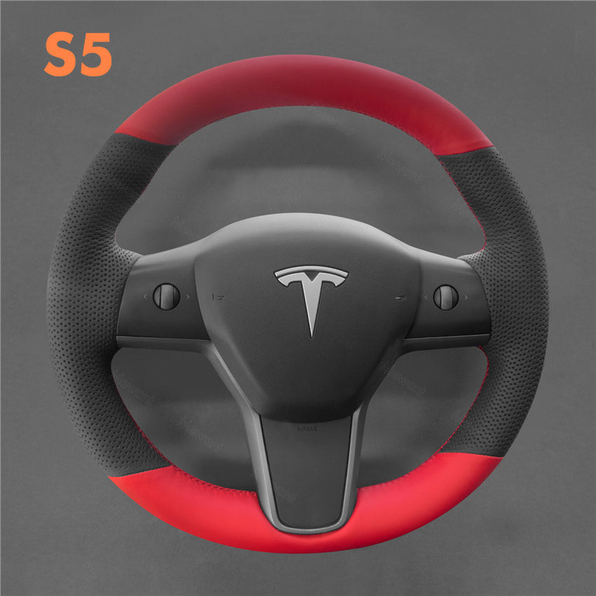 Steering Wheel Cover for Tesla Model 3 Y 3P YP 2017-2023