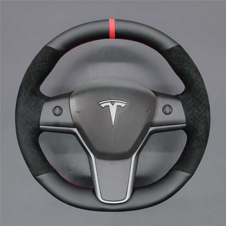 Steering Wheel Cover for Tesla Model 3 Y 3P YP 2017-2023