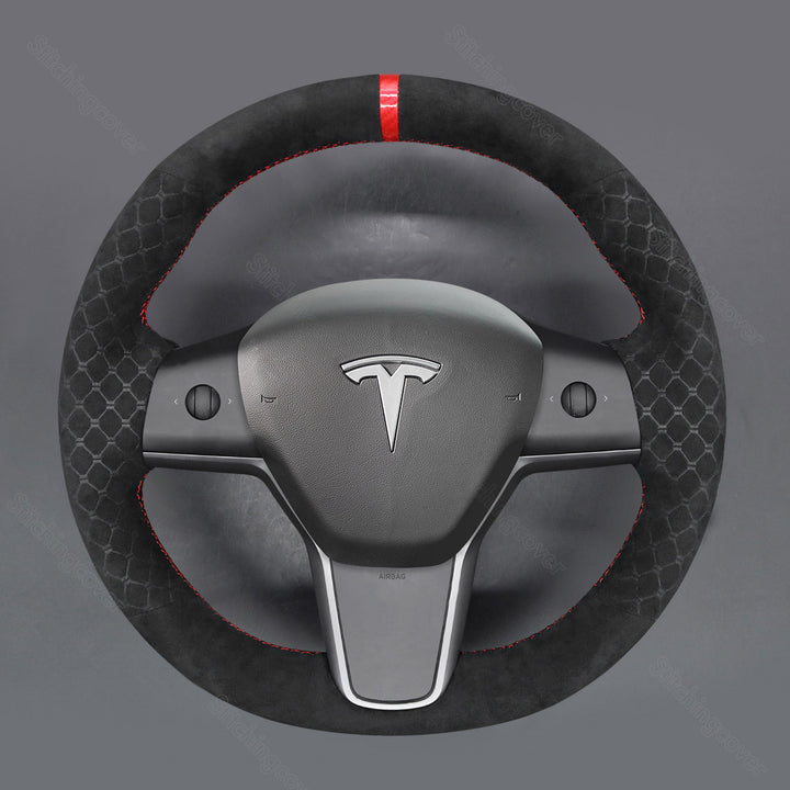 Steering Wheel Cover for Tesla Model 3 Y 3P YP 2017-2023