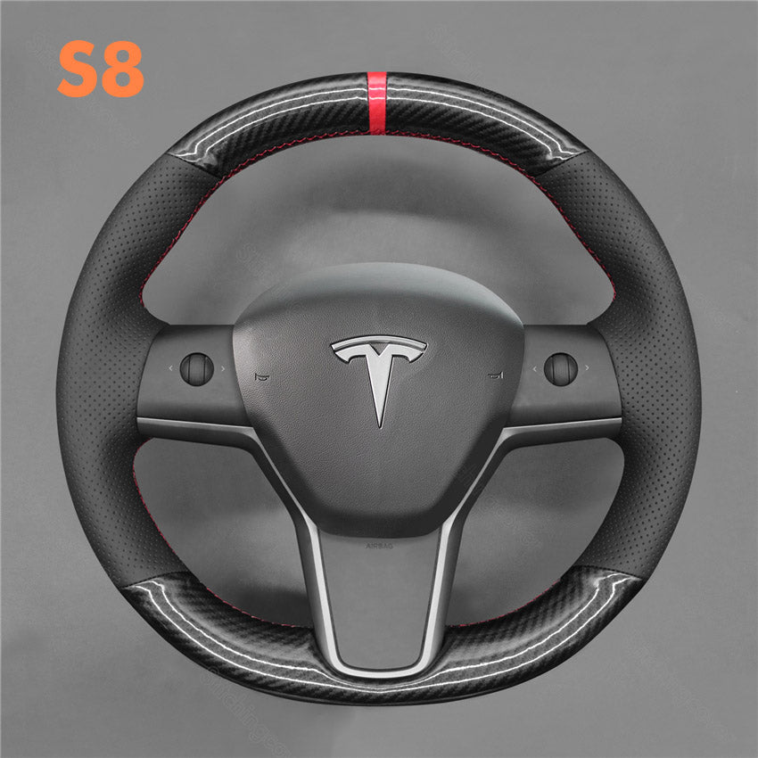 Steering Wheel Cover for Tesla Model 3 Y 3P YP 2017-2023