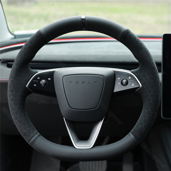 Steering Wheel Cover for Tesla Model 3 Y juniper 2023 2024 2025