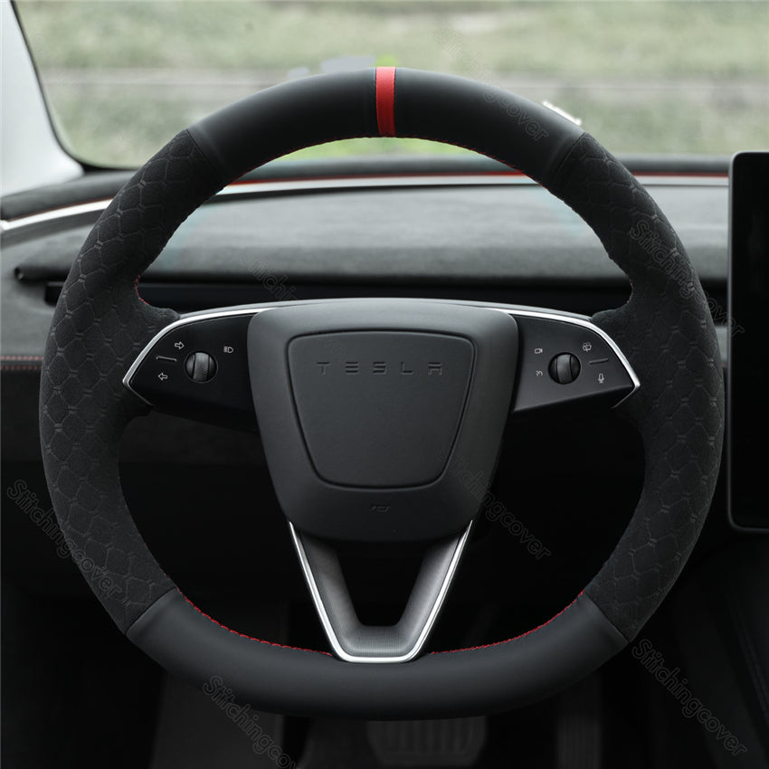 Steering Wheel Cover for Tesla Model 3 Y juniper 2023 2024 2025