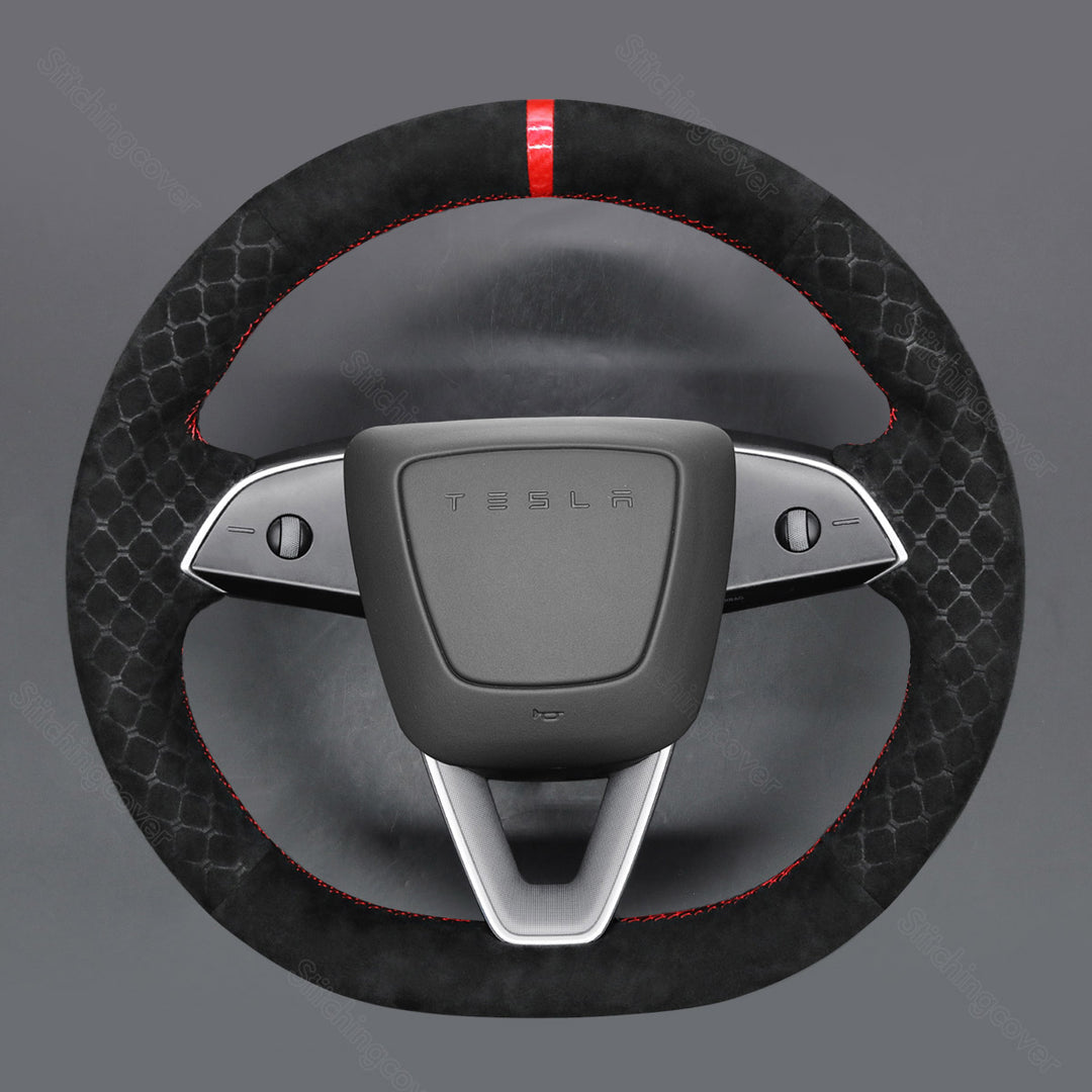 Steering Wheel Cover for Tesla Model 3 Y juniper 2023 2024 2025