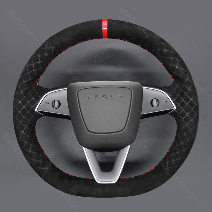 Steering Wheel Cover for Tesla Model 3 Y juniper 2023 2024 2025