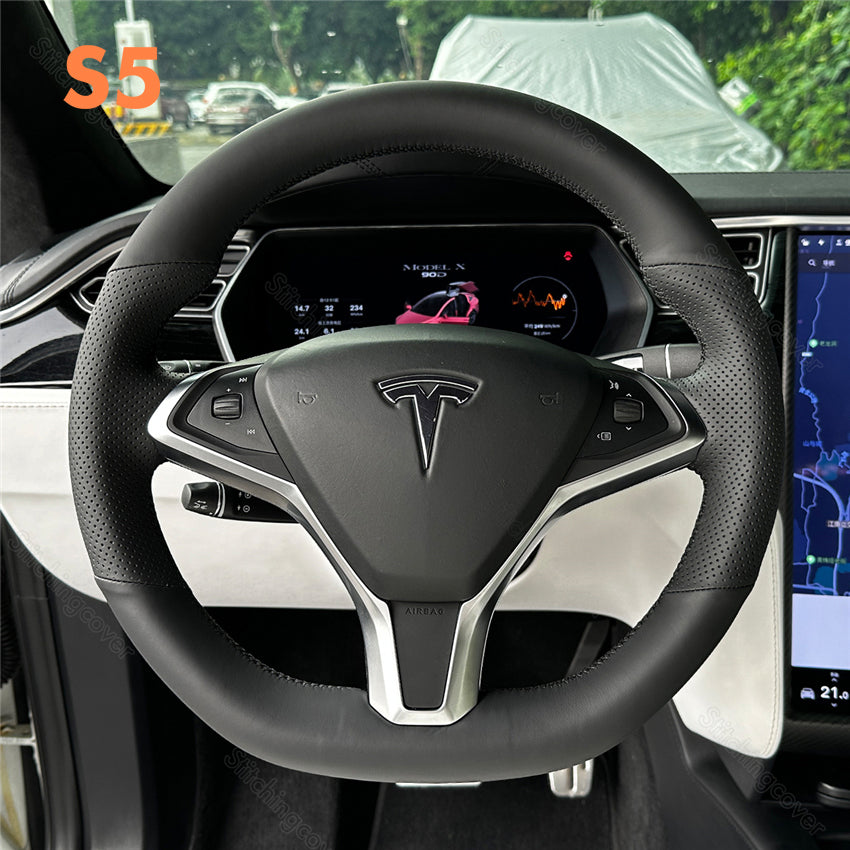 Steering Wheel Cover for Tesla Model S 2013-2017