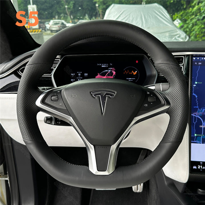 Steering Wheel Cover for Tesla Model S 2013-2017