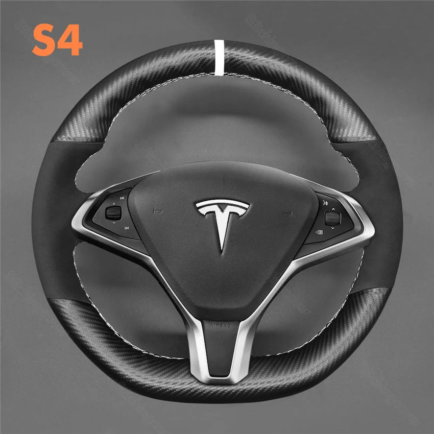 Steering Wheel Cover for Tesla Model S 2013-2017
