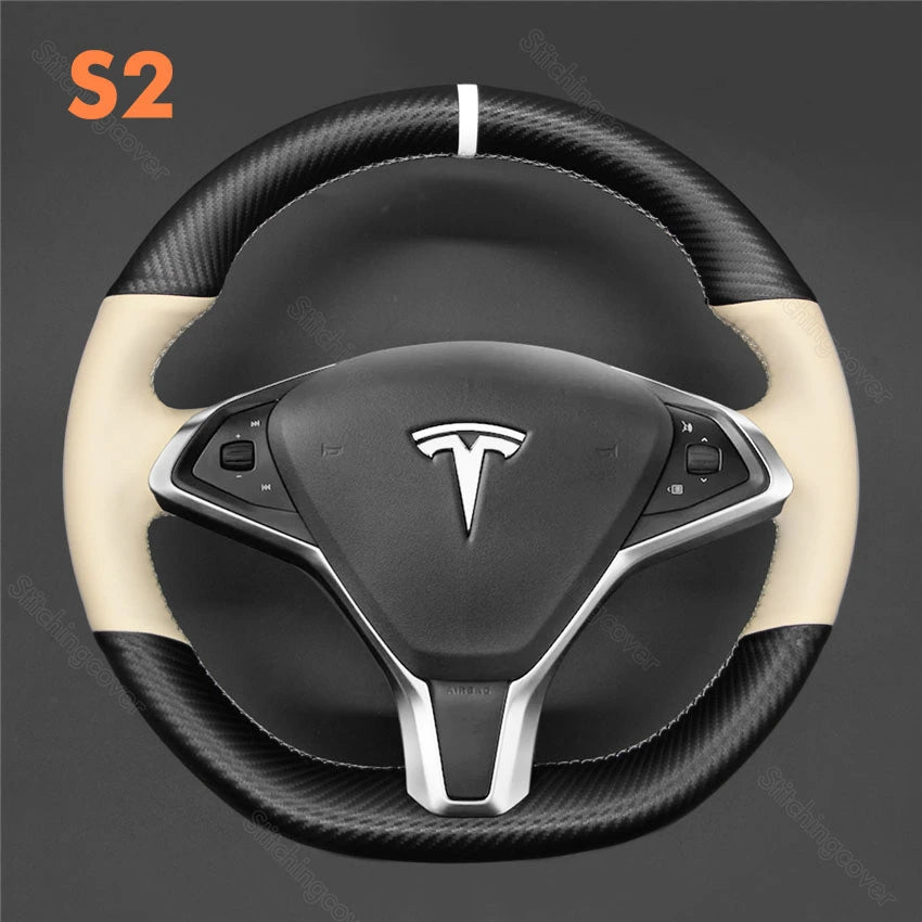 Steering Wheel Cover for Tesla Model S 2013-2017