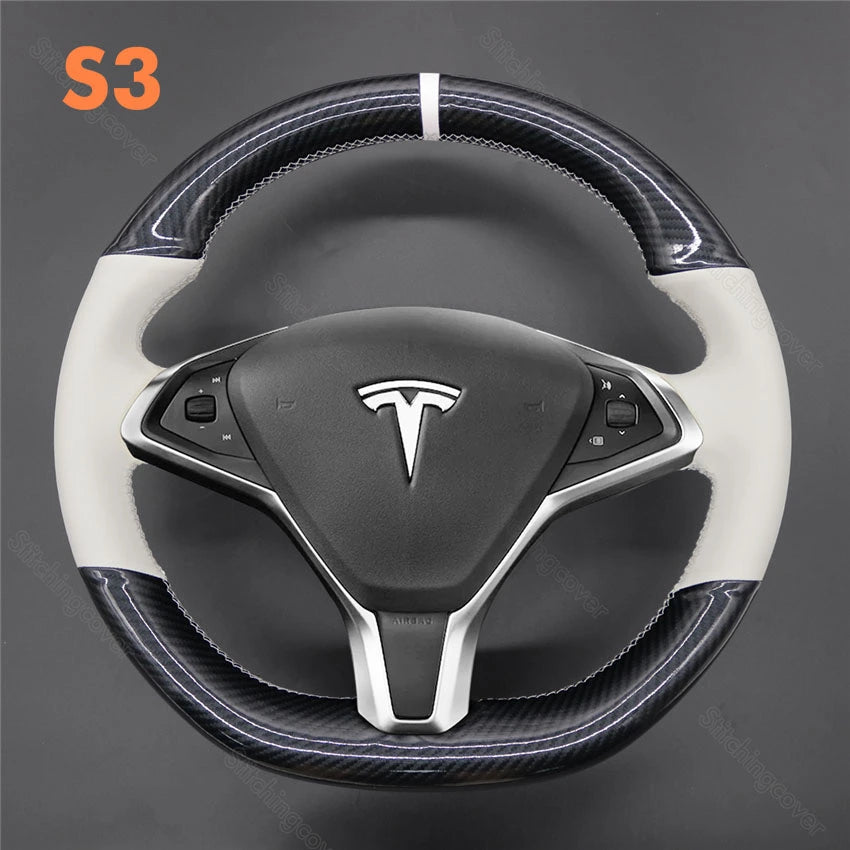 Steering Wheel Cover for Tesla Model S 2013-2017
