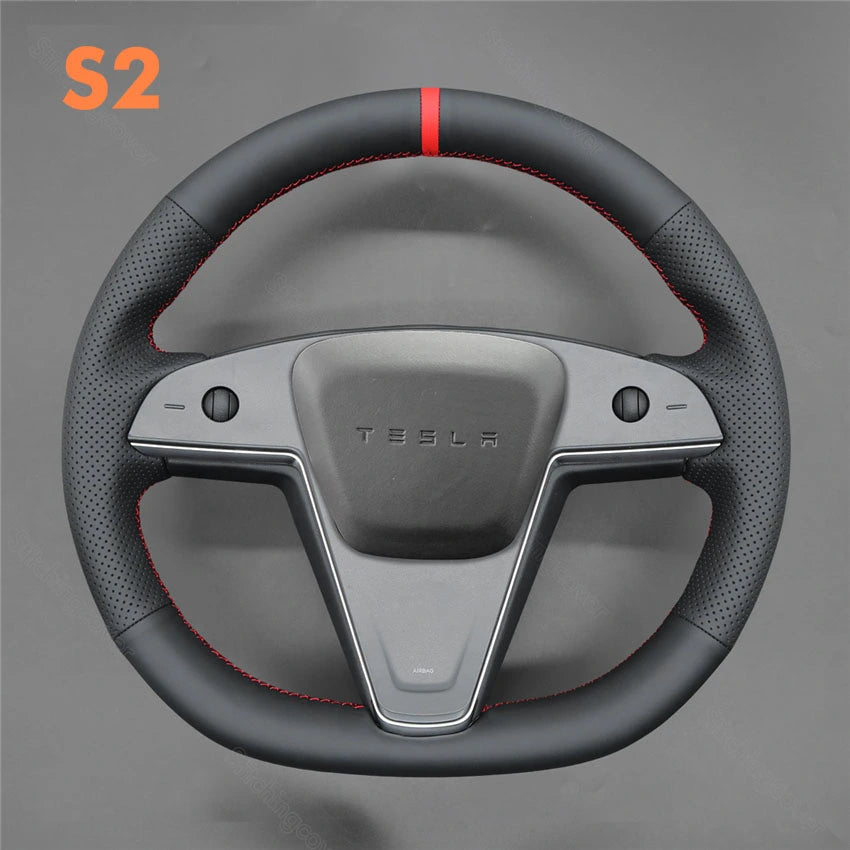 Steering Wheel Cover for Tesla model 3 S X 2021-2024