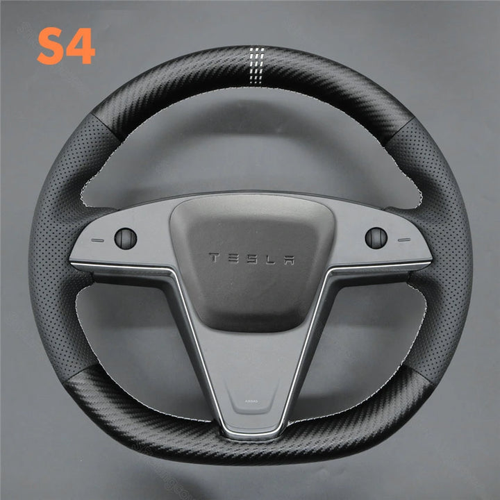 Steering Wheel Cover for Tesla model 3 S X 2021-2024