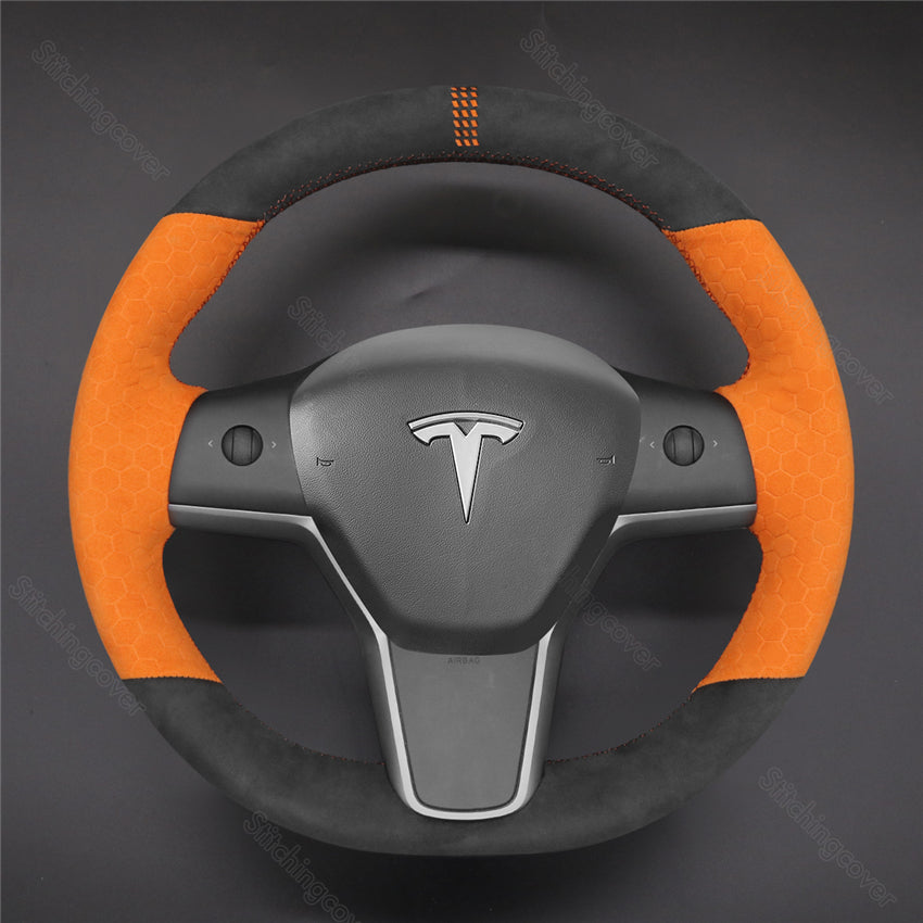 Steering Wheel Cover for Tesla model 3 Y 3P YP 2020-2024