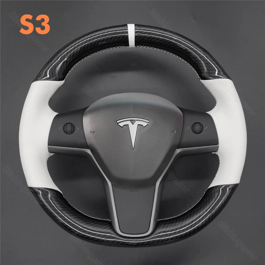 Steering Wheel Cover for Tesla model 3 Y 3P YP 2020-2024