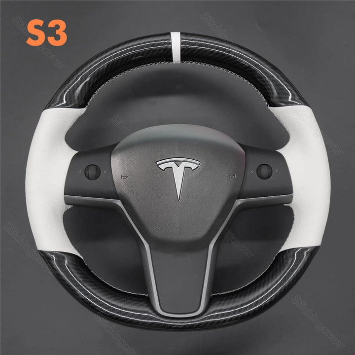 Steering Wheel Cover for Tesla model 3 Y 3P YP 2020-2024