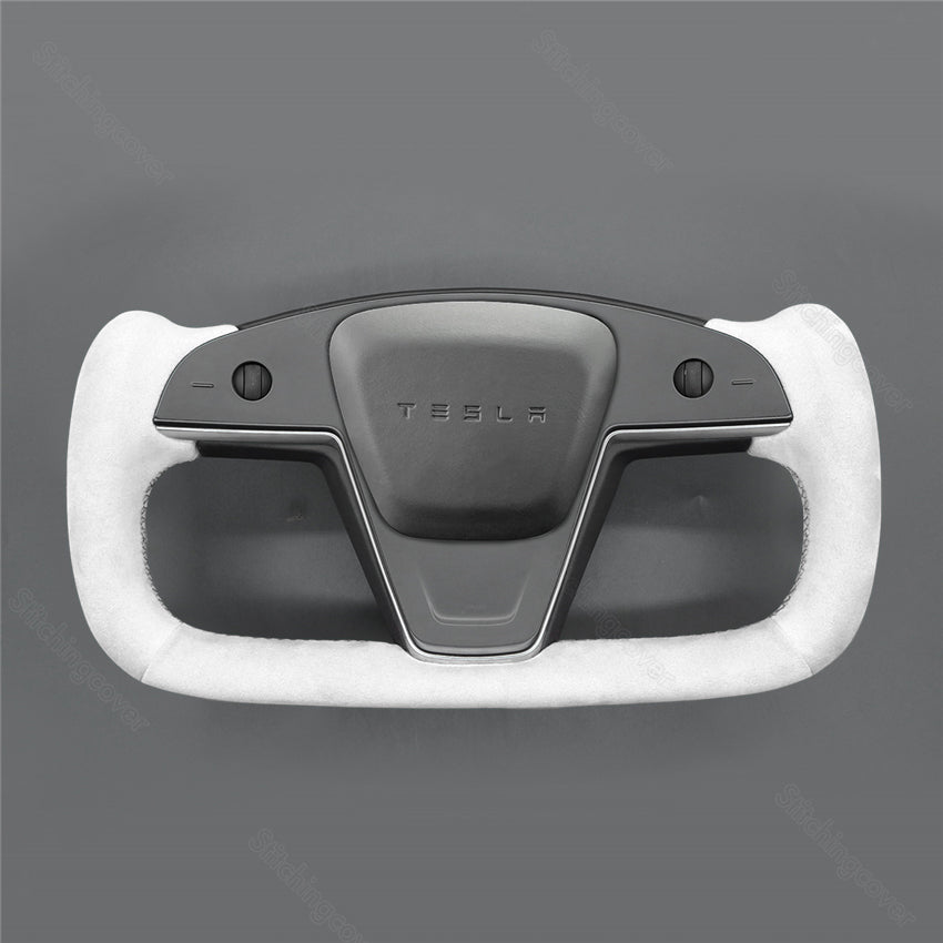 Steering Wheel Cover for Tesla model S X Yoke 2021-2023