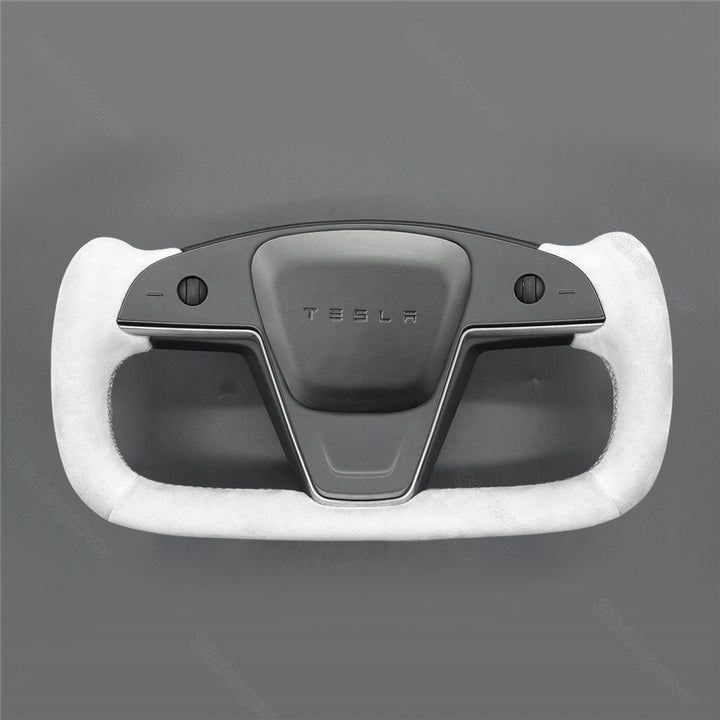 Steering Wheel Cover for Tesla model S X Yoke 2021-2023
