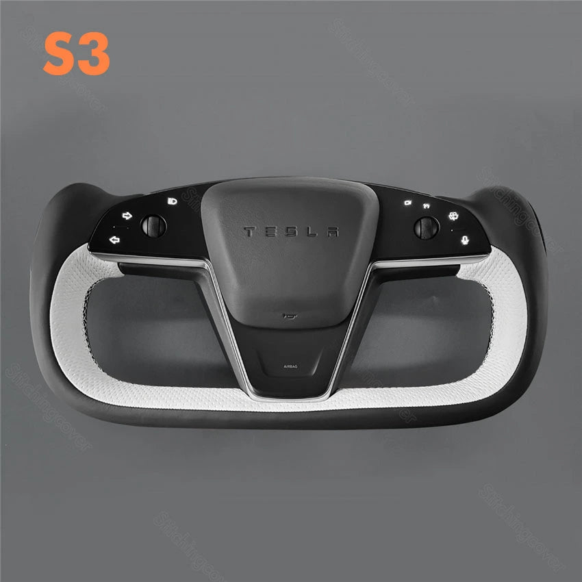 Funda para volante para Tesla modelo S X Yoke 2021-2023