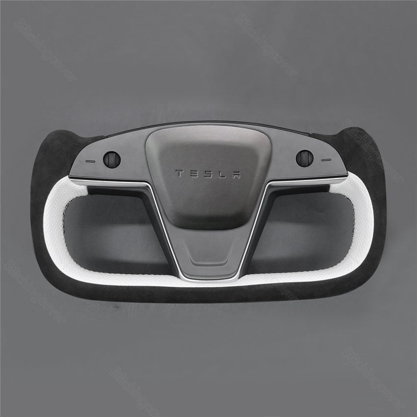 Steering Wheel Cover for Tesla model S X Yoke 2021-2023