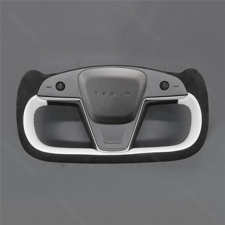 Steering Wheel Cover for Tesla model S X Yoke 2021-2023