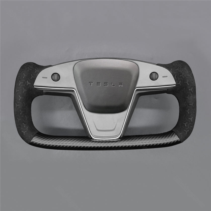 Steering Wheel Cover for Tesla model S X Yoke 2021-2023