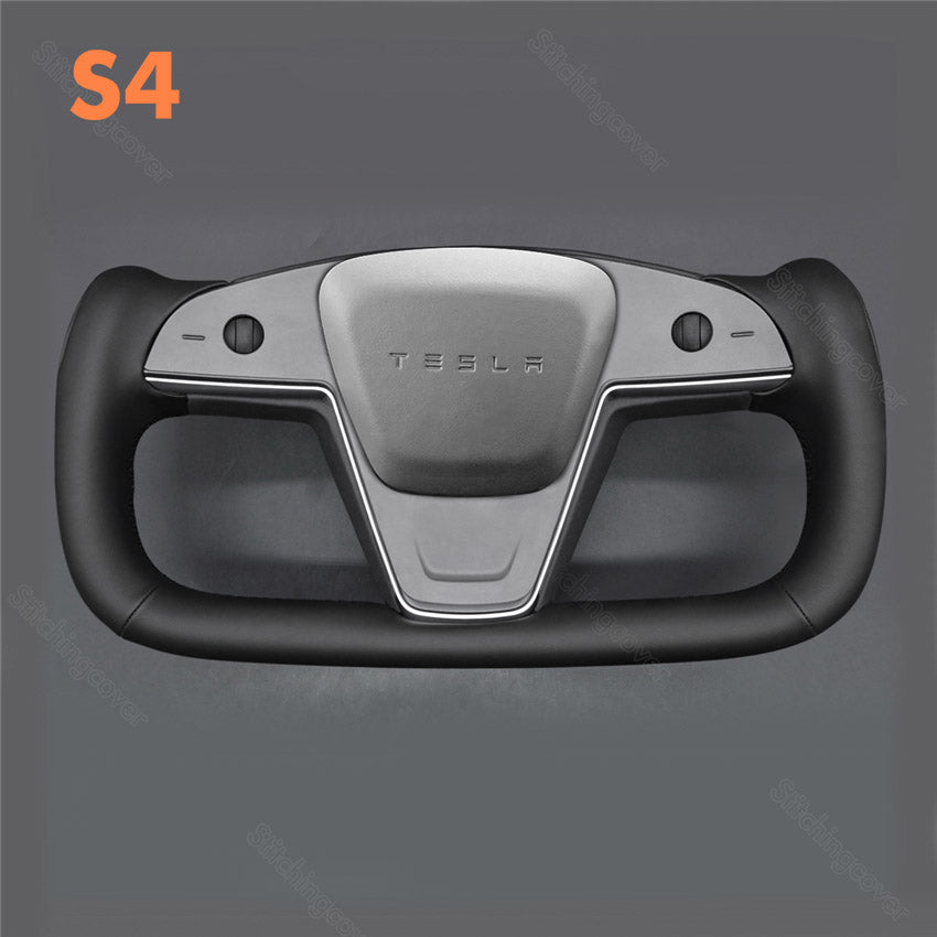 Steering Wheel Cover for Tesla model S X Yoke 2021-2023