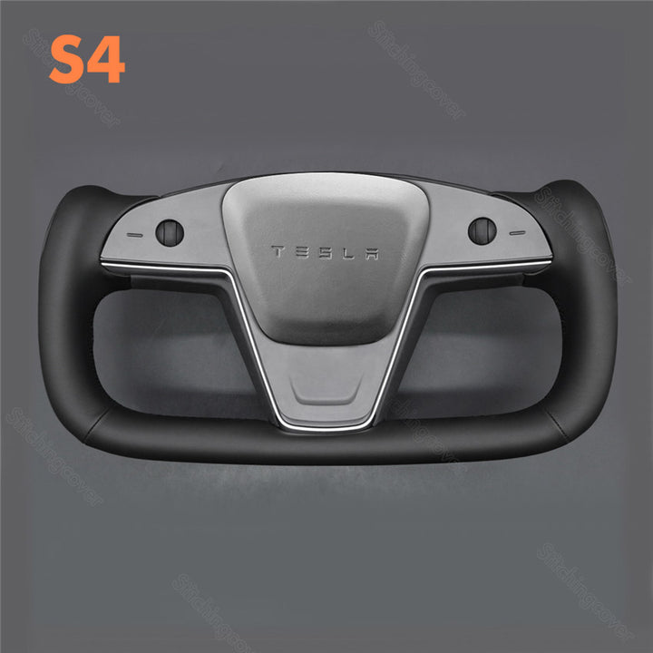 Steering Wheel Cover for Tesla model S X Yoke 2021-2023