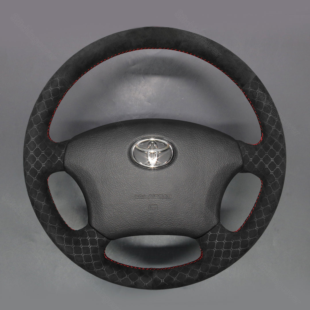 Steering Wheel Cover for Toyota 4Runner Camry Highlander Land Cruiser Prado Sequoia Sienna Tacoma Tundra Fortuner Hilux 2003-2009