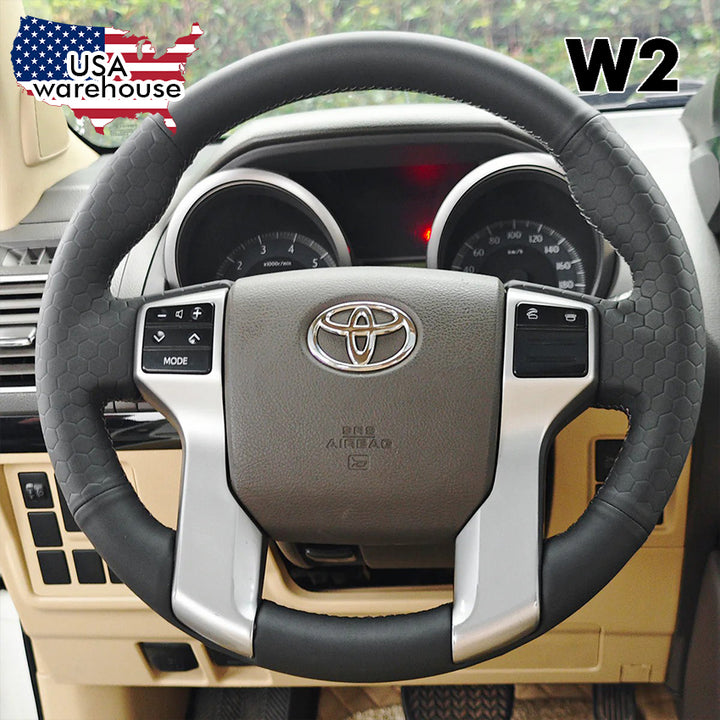 Steering Wheel Cover for Toyota 4Runner Land Cruiser Prado Tacoma Tundra Sequoia SR5 2009-2022