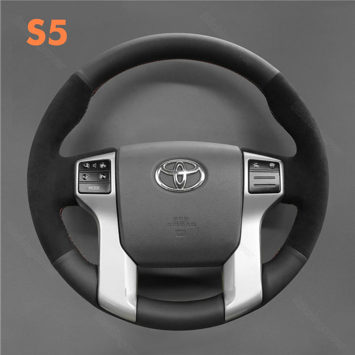 Steering Wheel Cover for Toyota 4Runner Land Cruiser Prado Tacoma Tundra Sequoia 2009-2022