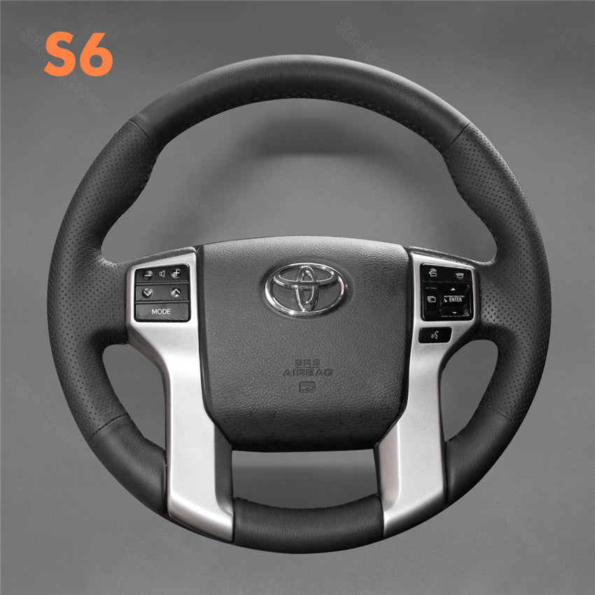 Steering Wheel Cover for Toyota 4Runner Land Cruiser Prado Tacoma Tundra Sequoia SR5 2009-2022