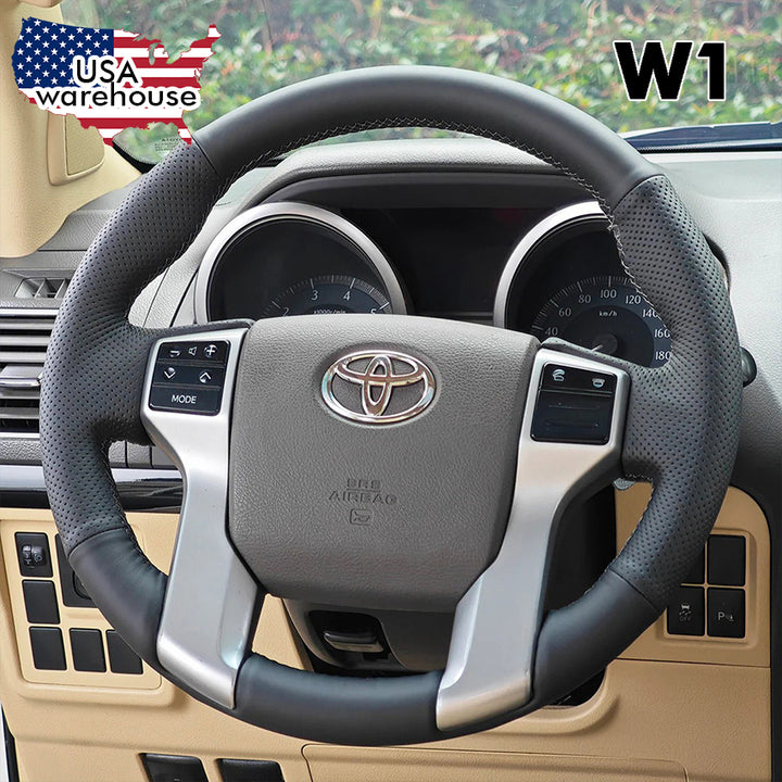 Steering Wheel Cover for Toyota 4Runner Land Cruiser Prado Tacoma Tundra Sequoia SR5 2009-2022