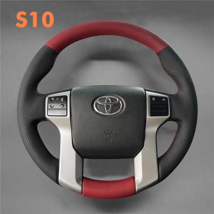 Steering Wheel Cover for Toyota 4Runner Land Cruiser Prado Tacoma Tundra Sequoia SR5 2009-2024