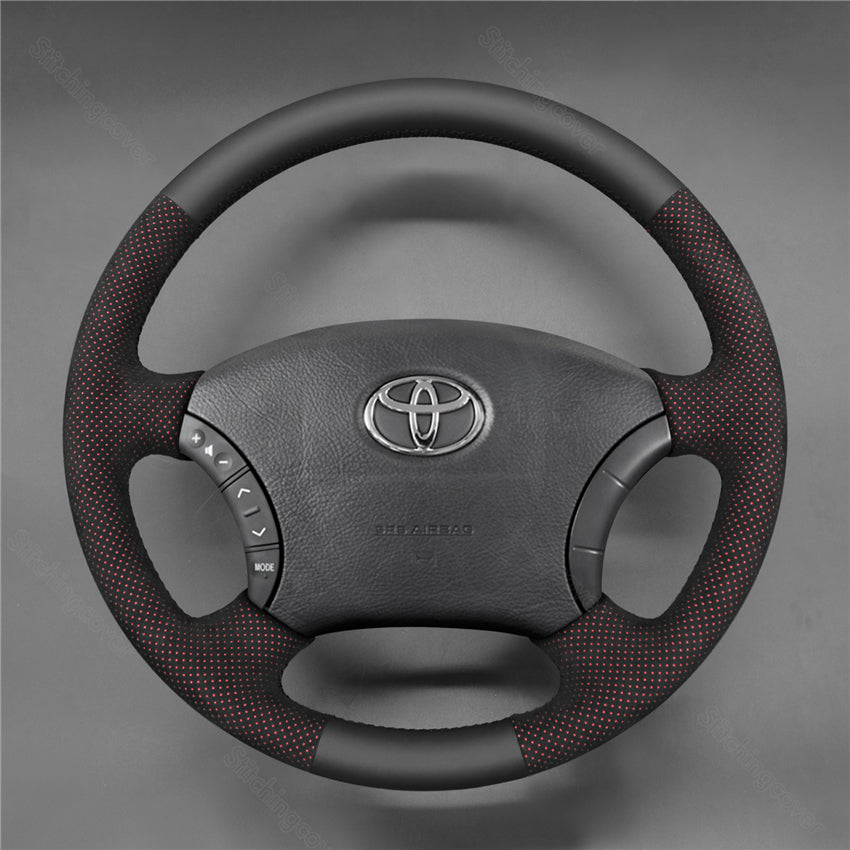 Steering Wheel Cover for Toyota Camry Highlander Sequoia Sienna Tacoma Tundra 4Runner Land Cruiser Prado SR5 2006-2009