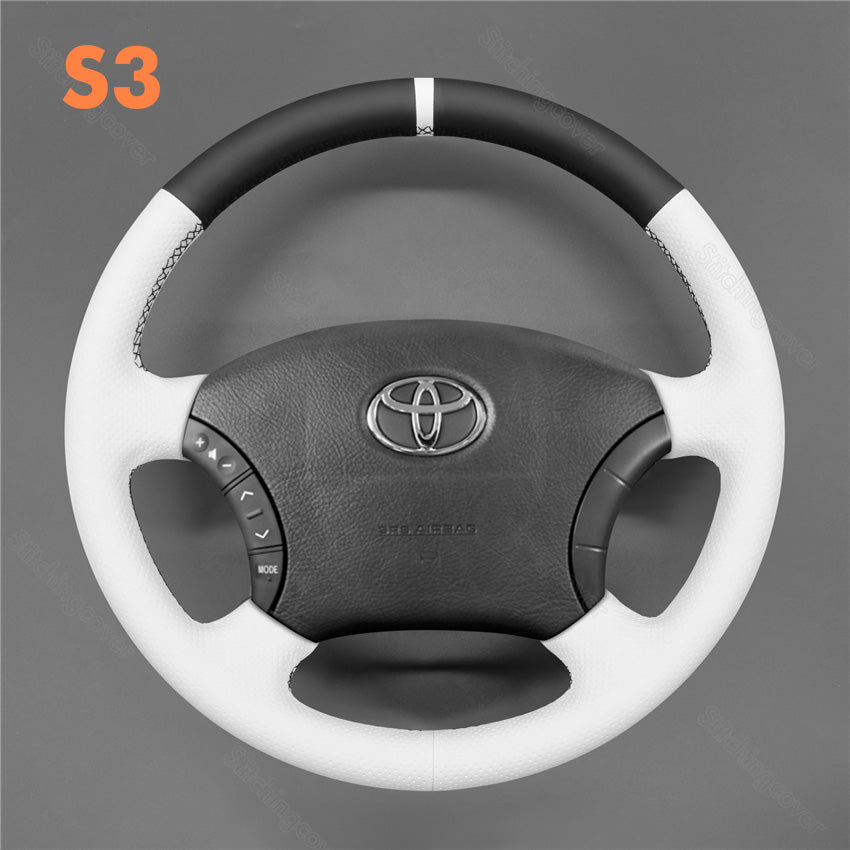 Steering Wheel Cover for Toyota Camry Highlander Sequoia Sienna Tacoma Tundra 4Runner Land Cruiser Prado SR5 2006-2009
