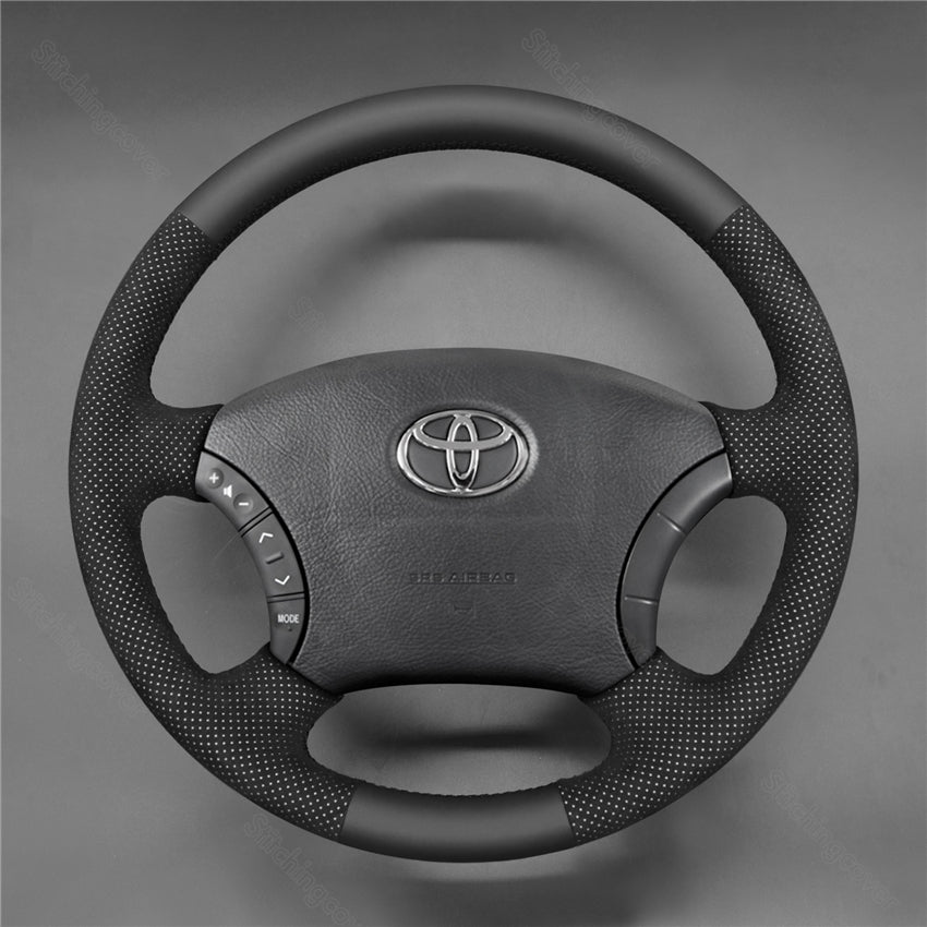 Steering Wheel Cover for Toyota Camry Highlander Sequoia Sienna Tacoma Tundra 4Runner Land Cruiser Prado SR5 2006-2009