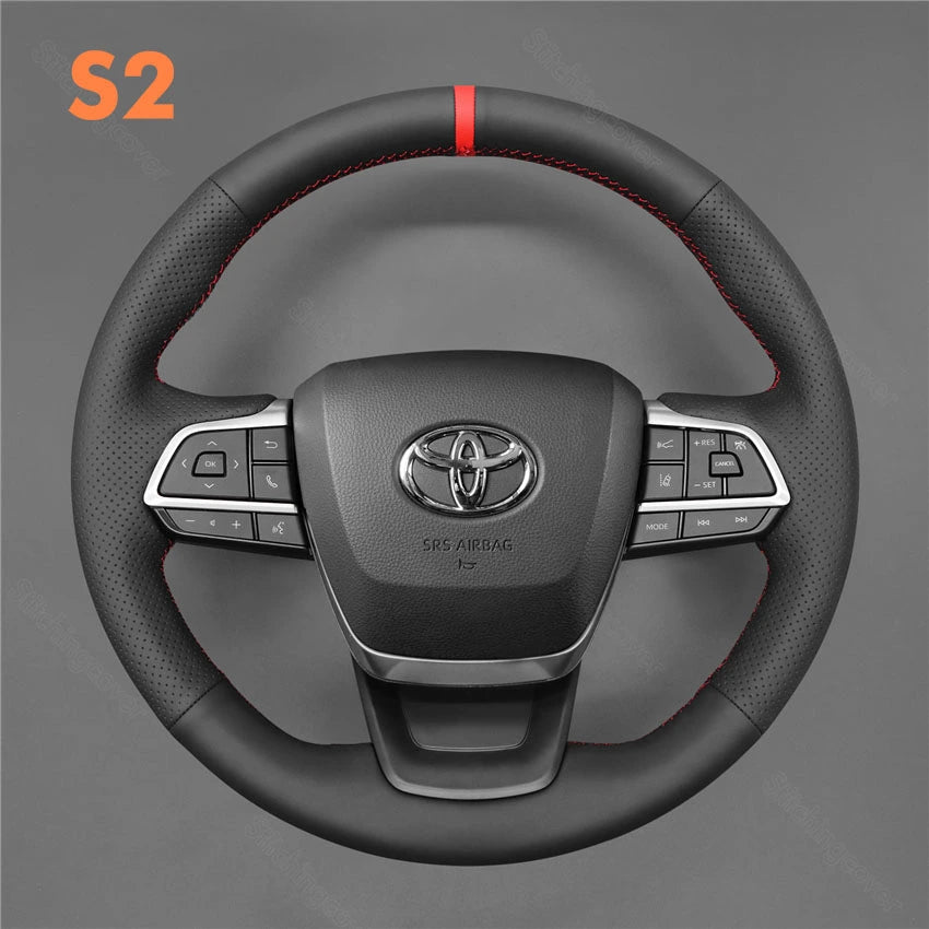 Steering Wheel Cover for Toyota Highlander Grand Highlander Sienna Kluger 2020-2024