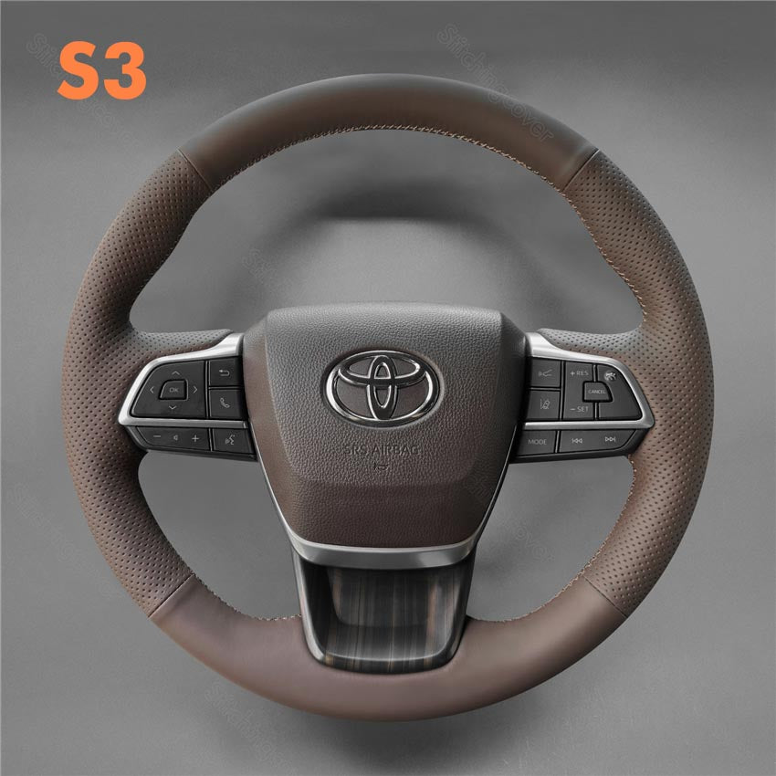 Steering Wheel Cover for Toyota Highlander Grand Highlander Sienna Kluger 2020-2025