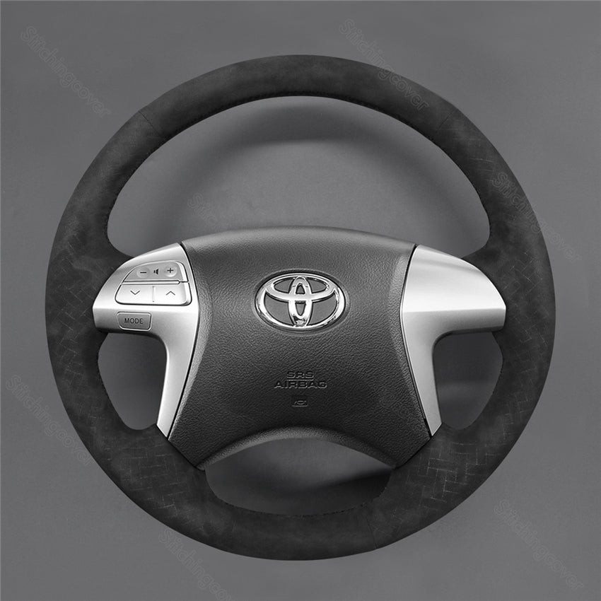 Steering Wheel Cover for Toyota Kluger Highlander Camry Isis Mark X Zio Premio Noah Voxy Previa Estima 2006-2015