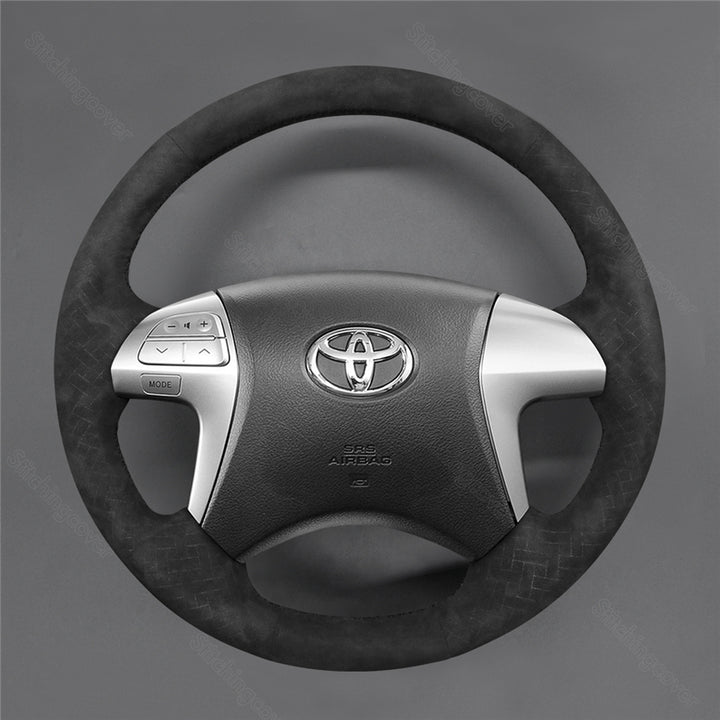 Steering Wheel Cover for Toyota Kluger Highlander Camry Isis Mark X Zio Premio Noah Voxy Previa Estima 2006-2015