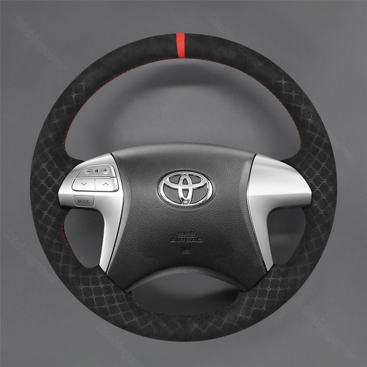 Steering Wheel Cover for Toyota Kluger Highlander Camry Isis Mark X Zio Premio Noah Voxy Previa Estima 2006-2015