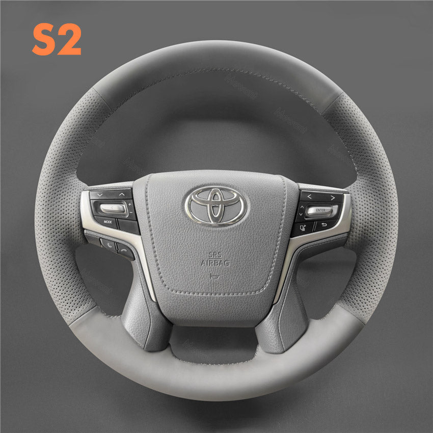 Steering Wheel Cover for Toyota Land Cruiser Prado 150 Series 200 Series Crown 2013-2024