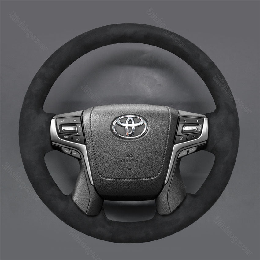Steering Wheel Cover for Toyota Land Cruiser Prado 150 Series 200 Series Crown 2013-2024