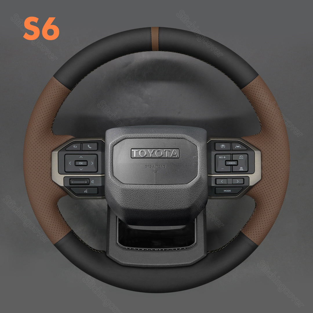 Steering Wheel Cover for Toyota Land Cruiser Prado 2024 2025