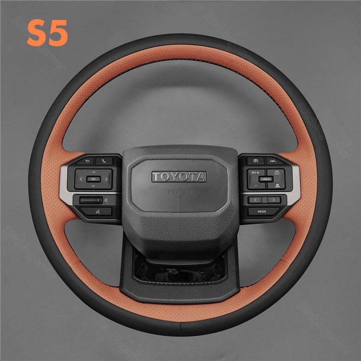 Steering Wheel Cover for Toyota Land Cruiser Prado 2024 2025