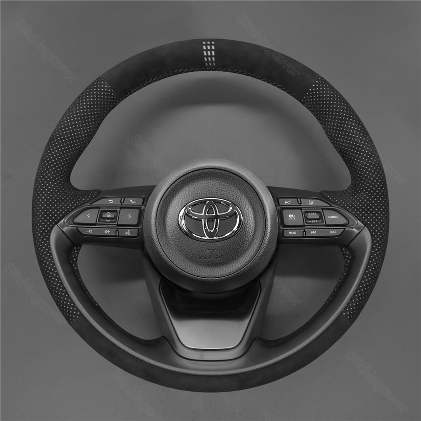 Steering Wheel Cover for Toyota Yaris IV Yaris Cross Aygo X 2020-2024