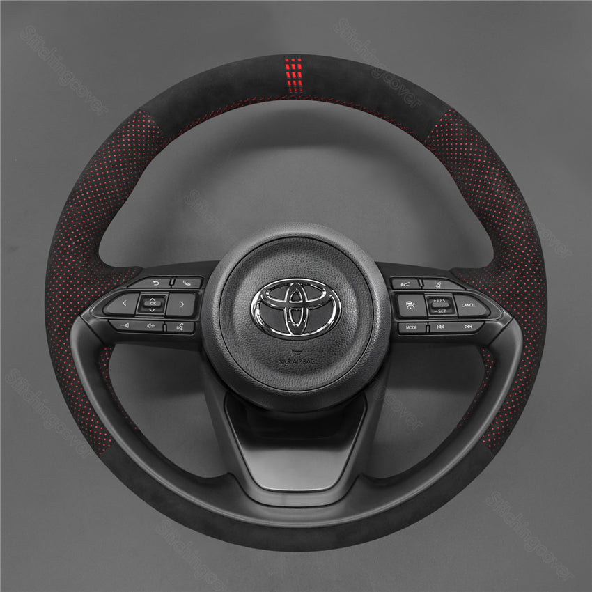 Steering Wheel Cover for Toyota Yaris IV Yaris Cross Aygo X 2020-2024